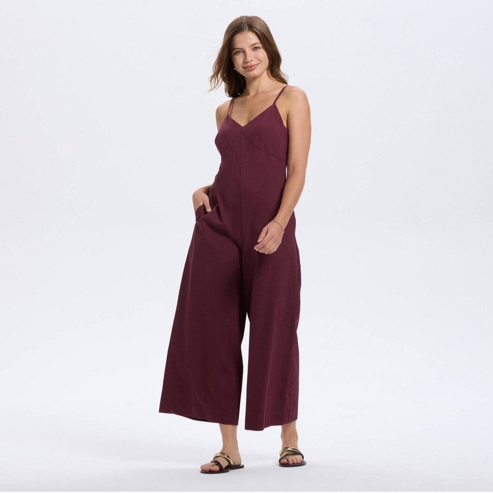 Women's Wide Leg Jumpsuit - A New Day" Mauve M